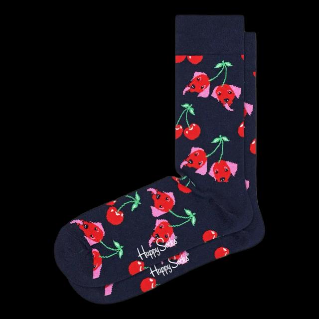 Cherry Dog Sock Multi