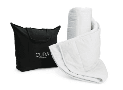CURA Pearl Classic Vit 150x210 cm Tyngdtäcke