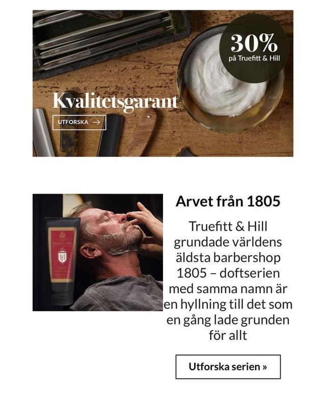 Truefitt & Hill - Just nu 30 % rabatt hos Gents