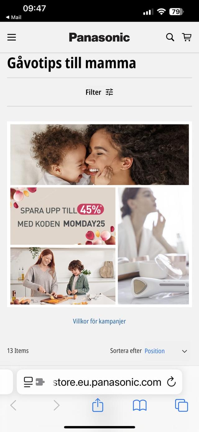 PANASONIC Få upp till 45% rabatt med kod