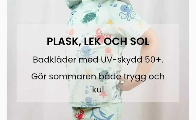 Trendiga Barnbadkläder från Geggamoja - 20% på UV-kläder