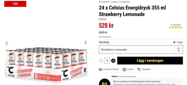 24-Pack Celsius Energy Drink 355ml