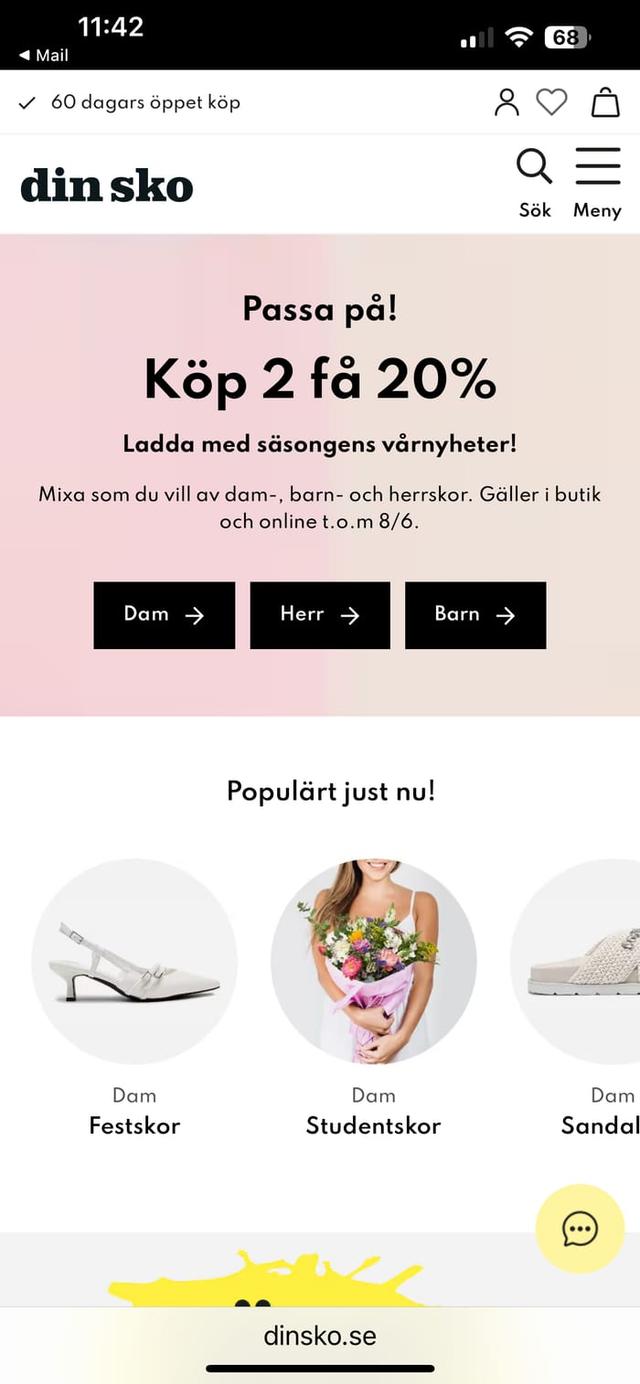 DINSKO Köp 2 par och få 20% rabatt