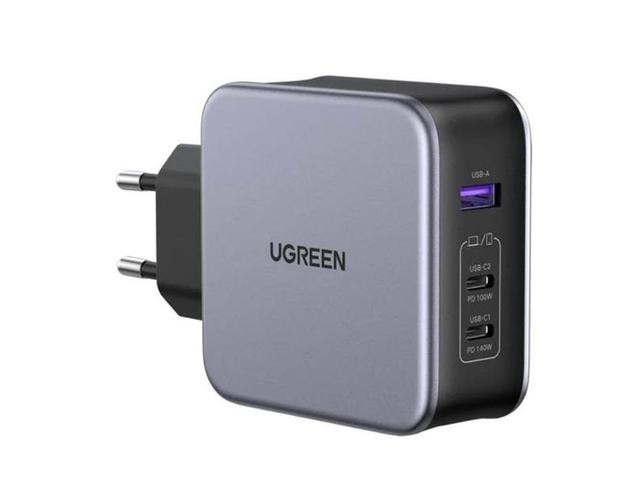 UGREEN Nexode 140W GaN Triple Charger - Black