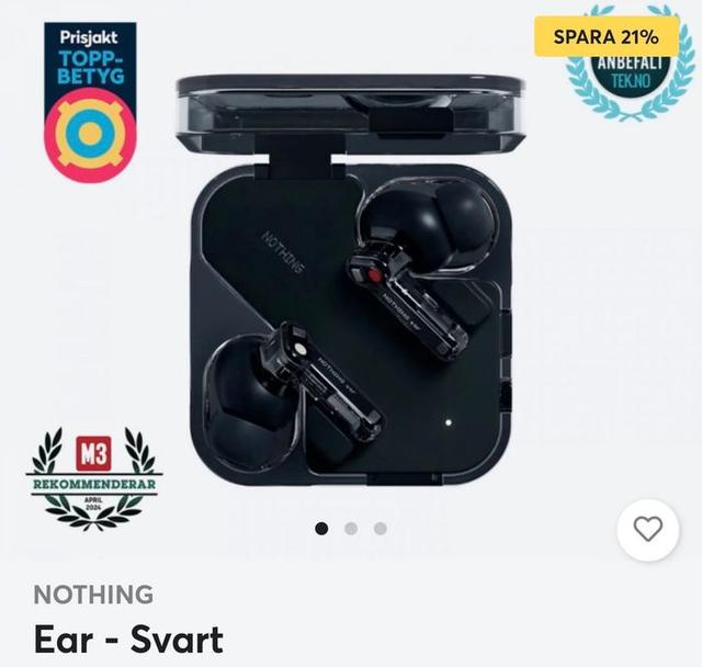 Nothing Ear Black Wireless Earbuds