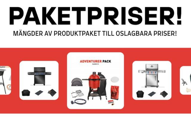 Gasolgrill Paketpris - Erbjudande