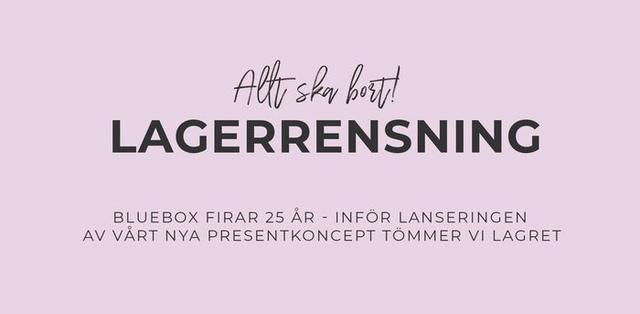 Utförsäljning hos Bluebox