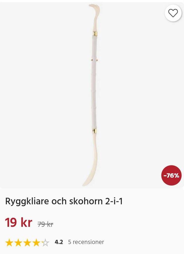 Multifunktionell Ryggkliare och Skohorn 2-i-1