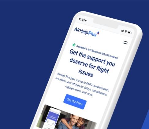 5% rabatt på AirHelp Plus Essential och Complete