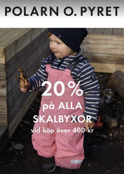 Få 20% på alla skalbyxor - Polarn O. Pyret
