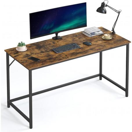 Industriellt skrivbord 140x76x60 cm brun