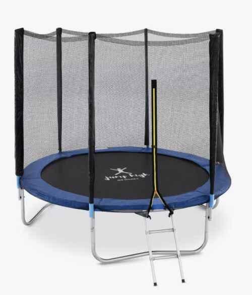 Gymrex studsmatta 244cm med skyddsnät