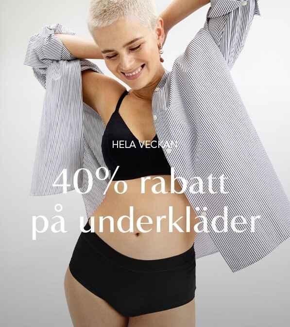 40% rabatt på underkläder från Pierre Robert