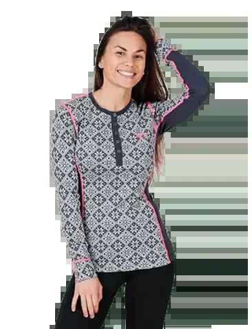 ROSE LONG SLEEVE SHIRT BLACK - Kari Traa