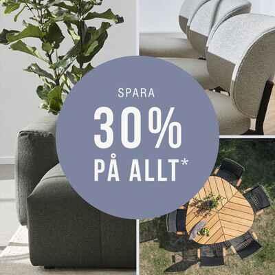 30% rabatt på allt* hos ILVA