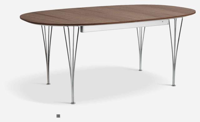 Fritz Hansen - Superellips Matbord (Utdragbart) - B619 180/300 x 120 cm