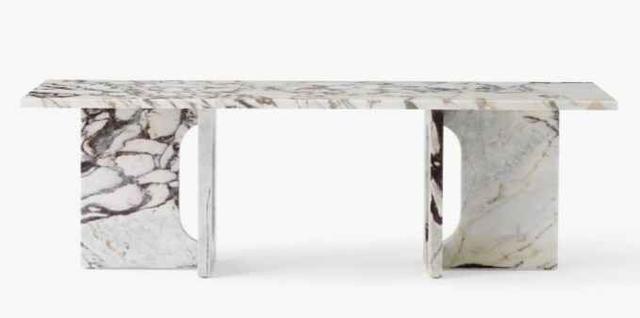 Androgyne Lounge Table - Calacatta Viola - från MENU - Olsson & Gerthel