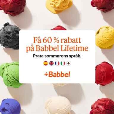 Babbel - Språkkurser online nu med 60 % rabatt
