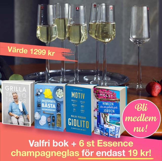 Bonniers bokklubb - första boken för 19 kr och fina gratispremier