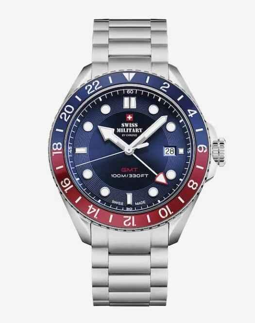 Swiss Military By Chrono Zug GMT SM34095.03 - Stjärnurmakarna