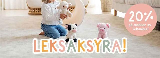 20 % på mängder av leksaker hos Babyland
