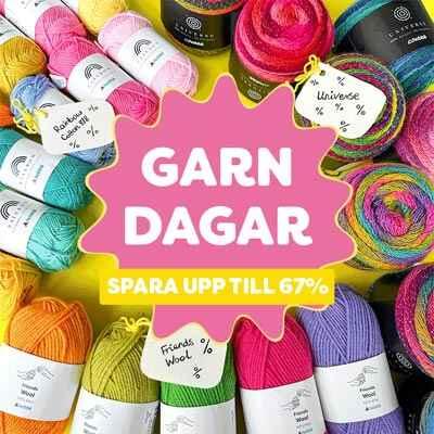 Garndagar hos Hobbii - spara upp till 67%