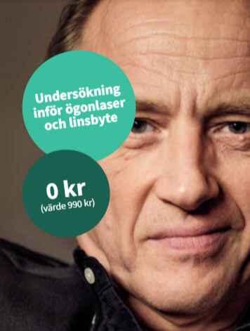 Gratis undersökning inför ögonlaser och linsbyte hos Memira