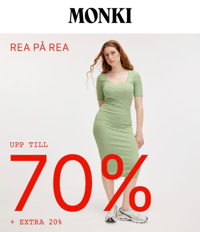 20% extra rabatt på rean! | Monki