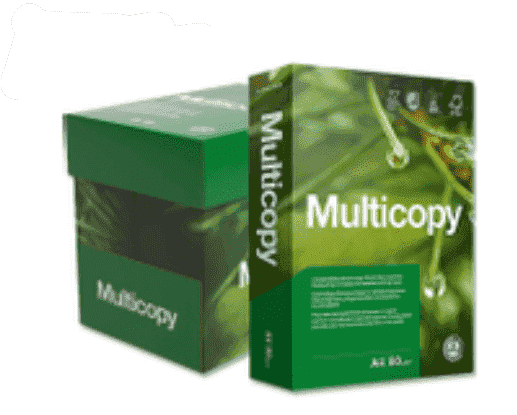 Kopieringspapper MultiCopy A4 OHÅLAT 80g 5x500st/kartong - Swedoffice
