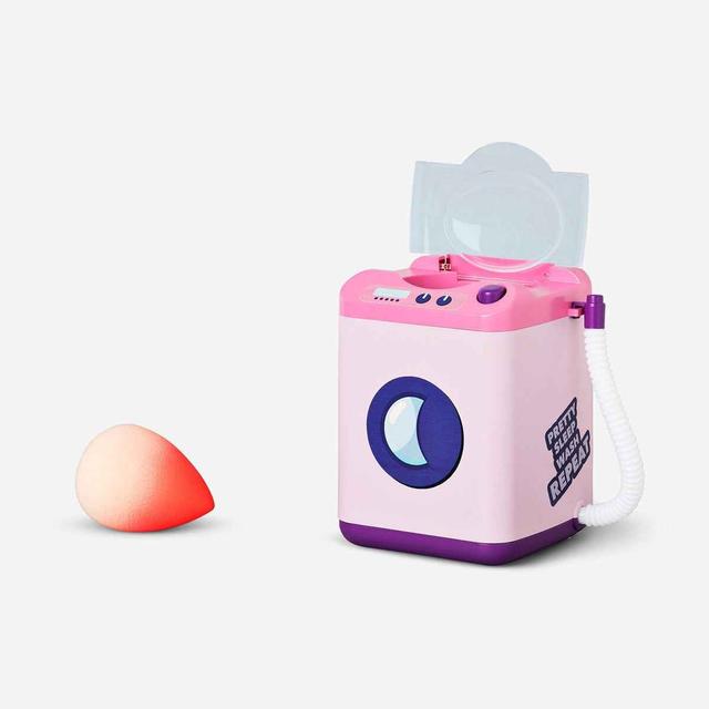 Rosa Sminksvamp Tvättmaskin