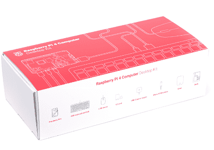 Raspberry Pi 4 - 4GB Desktop Kit - SE Layout - m.nu
