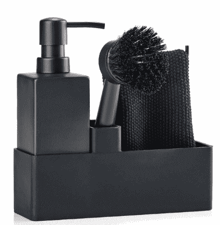 Diskset 4 delar Svart - Hasselgrens