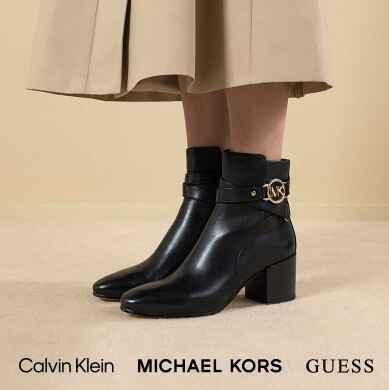 Upp till 30% på skor från Calvin Klein, Michael Kors, Guess mfl - eskor