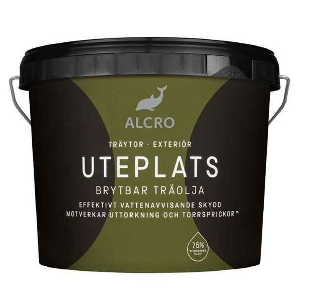 Alcro Uteplats Premium Träolja för Utomhusbruk