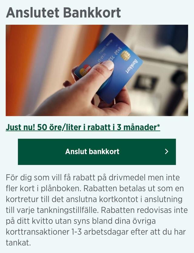 Preem - 50 öre rabatt per liter i 3 månader