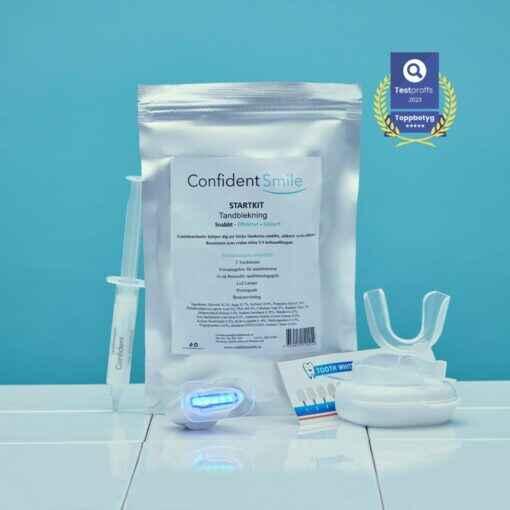 Confident Smile - Startkit för Tandblekning (inkl. LED-lampa värde 299 kr)
