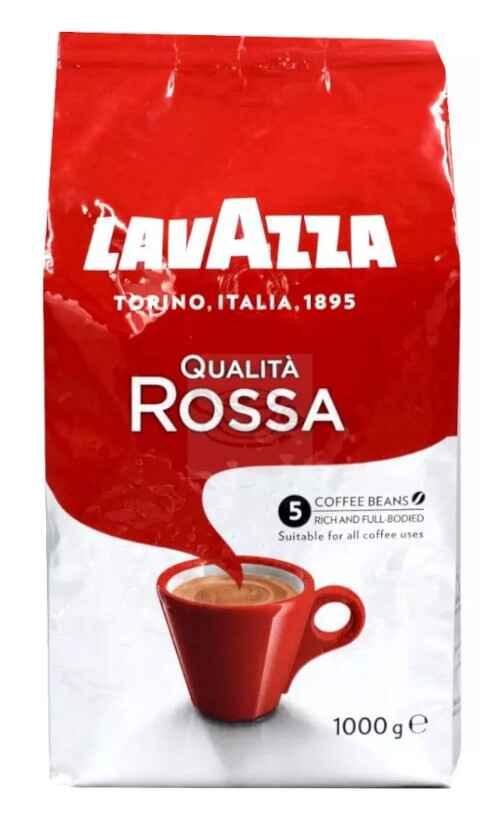 Lavazza Qualità Rossa hela kaffebönor 1000g - Kaffe.se