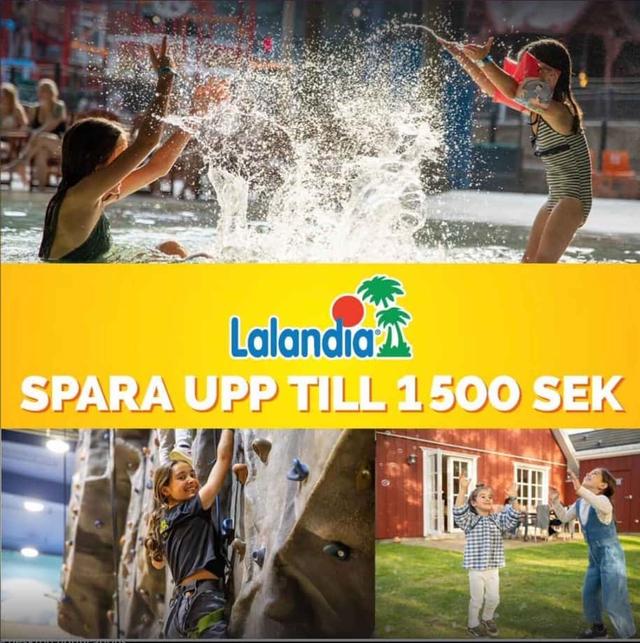 Lalandia-erbjudande – spara upp till 1 500 SEK