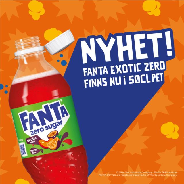 Rabble 10 kr cashback på Fanta Exotic zero