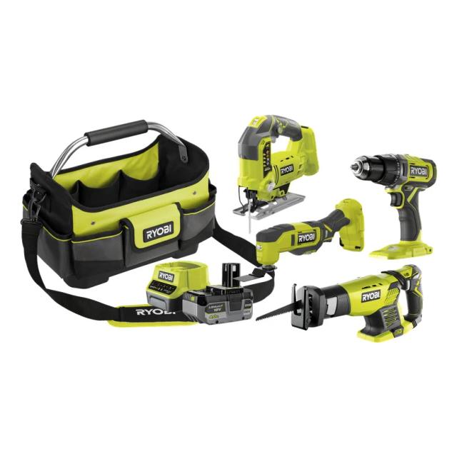 Ryobi ONE+ 7-delars Verktygspaket RCK184H-140T
