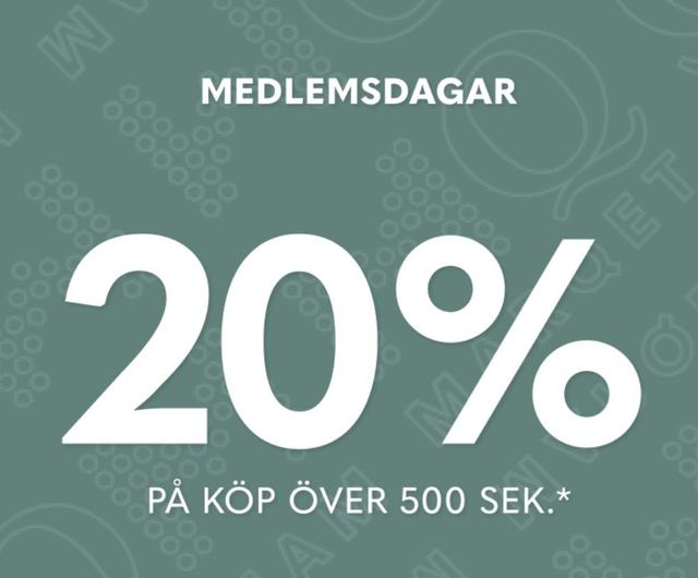 MQ Marqet - 20 % på köp över 500 kr