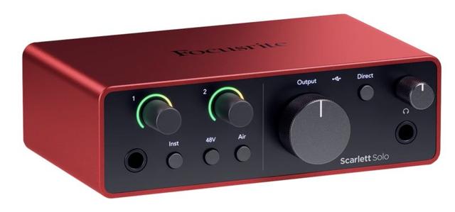 Focusrite Scarlett Solo 4th Generation
