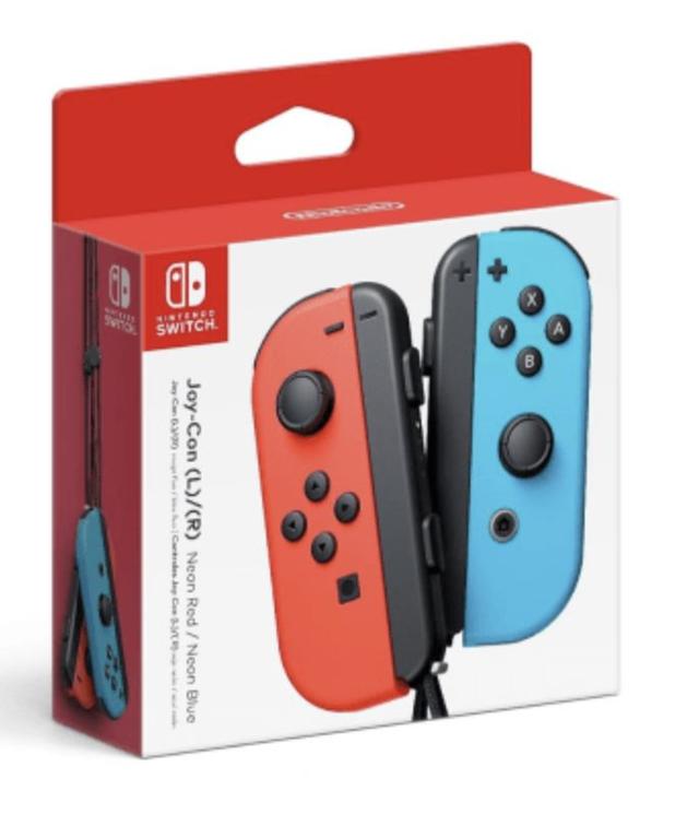 Nintendo Joy-Con (L/H) - neonröd/neonblå