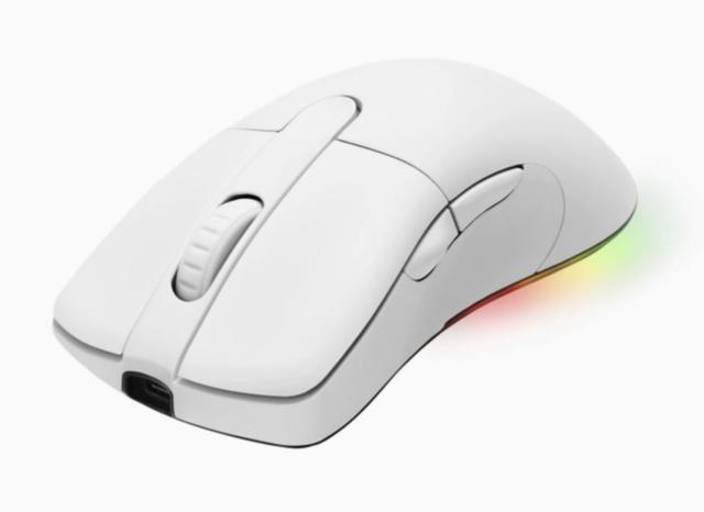 DELTACO GAMING WHITE LINE WM90 trådlös gaming mus