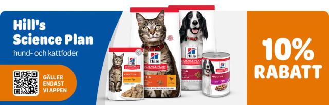 Zooplus 10% på Hill's Science plan produkter