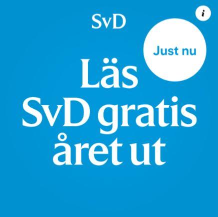 Testa SvD gratis i 3 månader