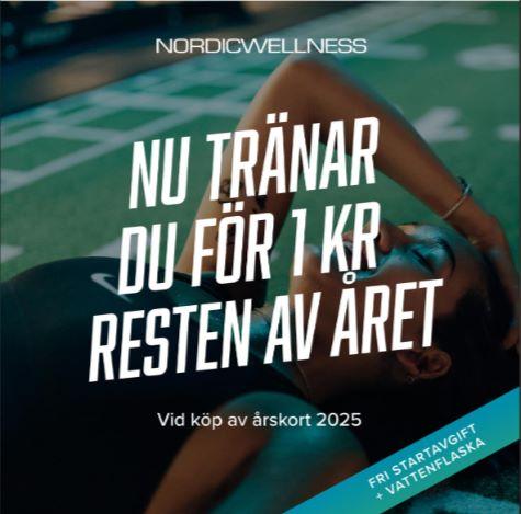 Träna året ut för endast 1kr - Nordic Wellnes