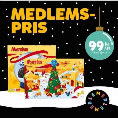 Marabou julkalender för endast 99 kr