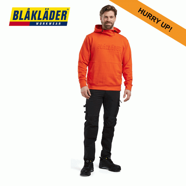 Hoodie 3D Blåkläder 3530 Orange