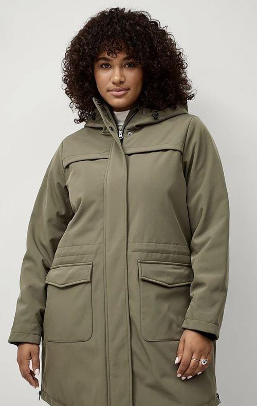 Zizzi Simone L/S Softshell Coat Grön